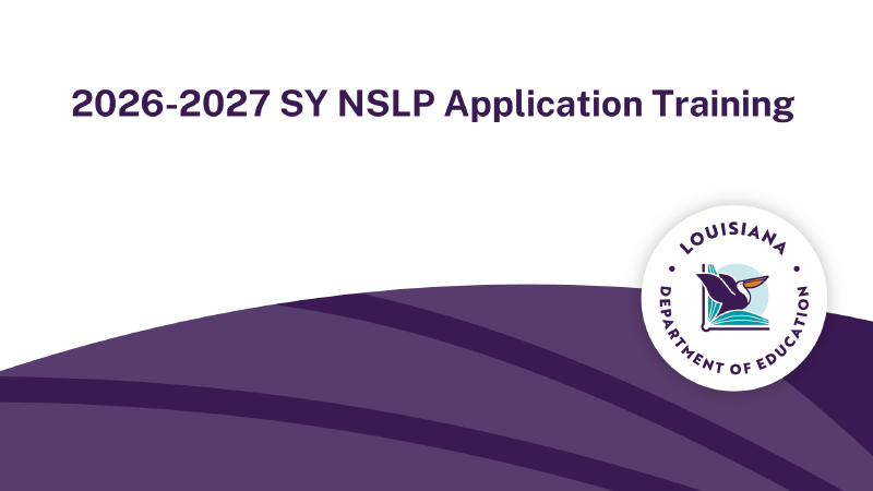 7.28.26 SFS - NSLP Application Training - July 28, 2026