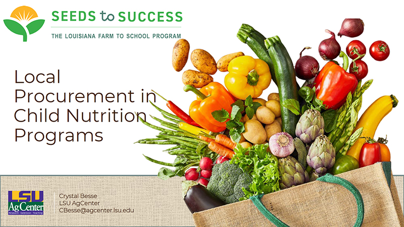 SFS - Farm to School Local Procurement - March 25, 2026