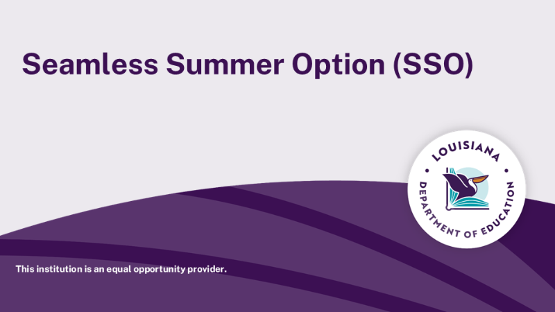 SFS - Seamless Summer Option (SSO) Image